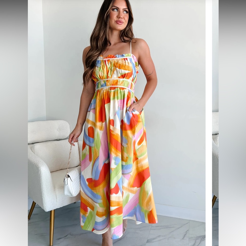Nanamacs Printed Maxi Dress